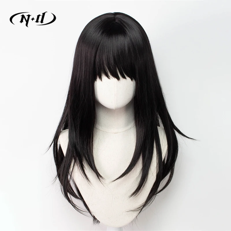 Pelucas de Cosplay ND Asa Mitaka, peluca de motosierra para hombre, pelucas de pelo de Cosplay de Anime resistentes al calor para fiesta temática de disfraz de Comic Con Coser