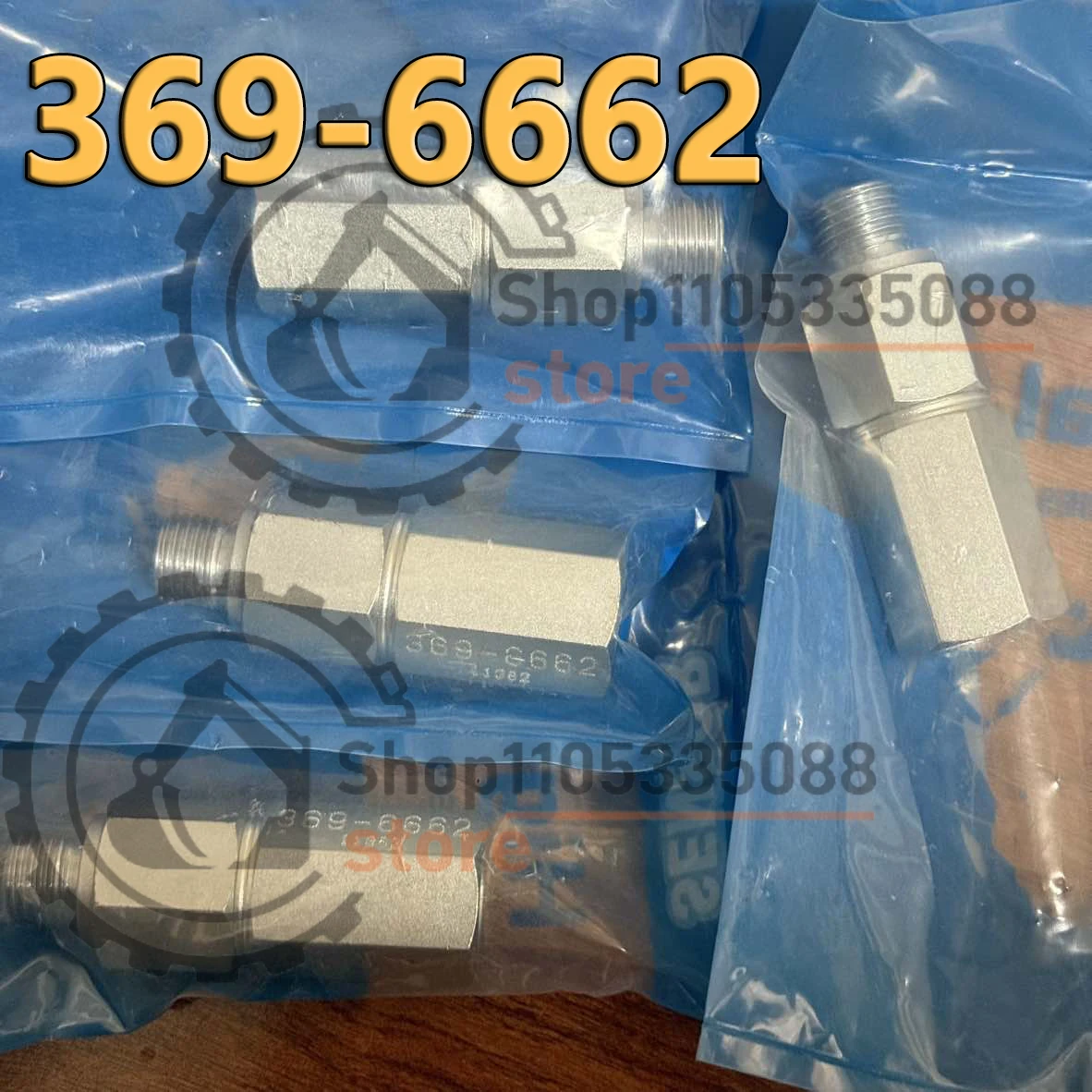 

369-6662 Fuel Check Valve for 330 336D C7 C9 Common Rail Engine Part 3696662 Pressure Regulator Valve