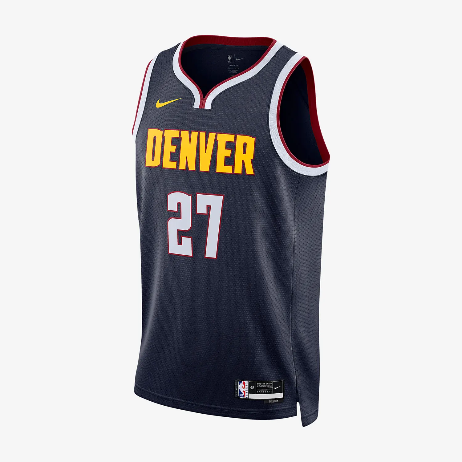 Chaleco de jersey para hombre Nike original Denver Nuggets DRI-FIT NBA DN2003-420