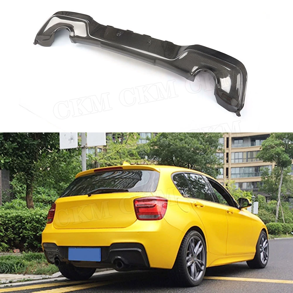 

1 Series Carbon Fiber Rear Bumper Lip Diffuser Spoiler for BMW F20 M-Tech M135i M Sport Spoiler 2012-2014 FRP Car Skid Plate