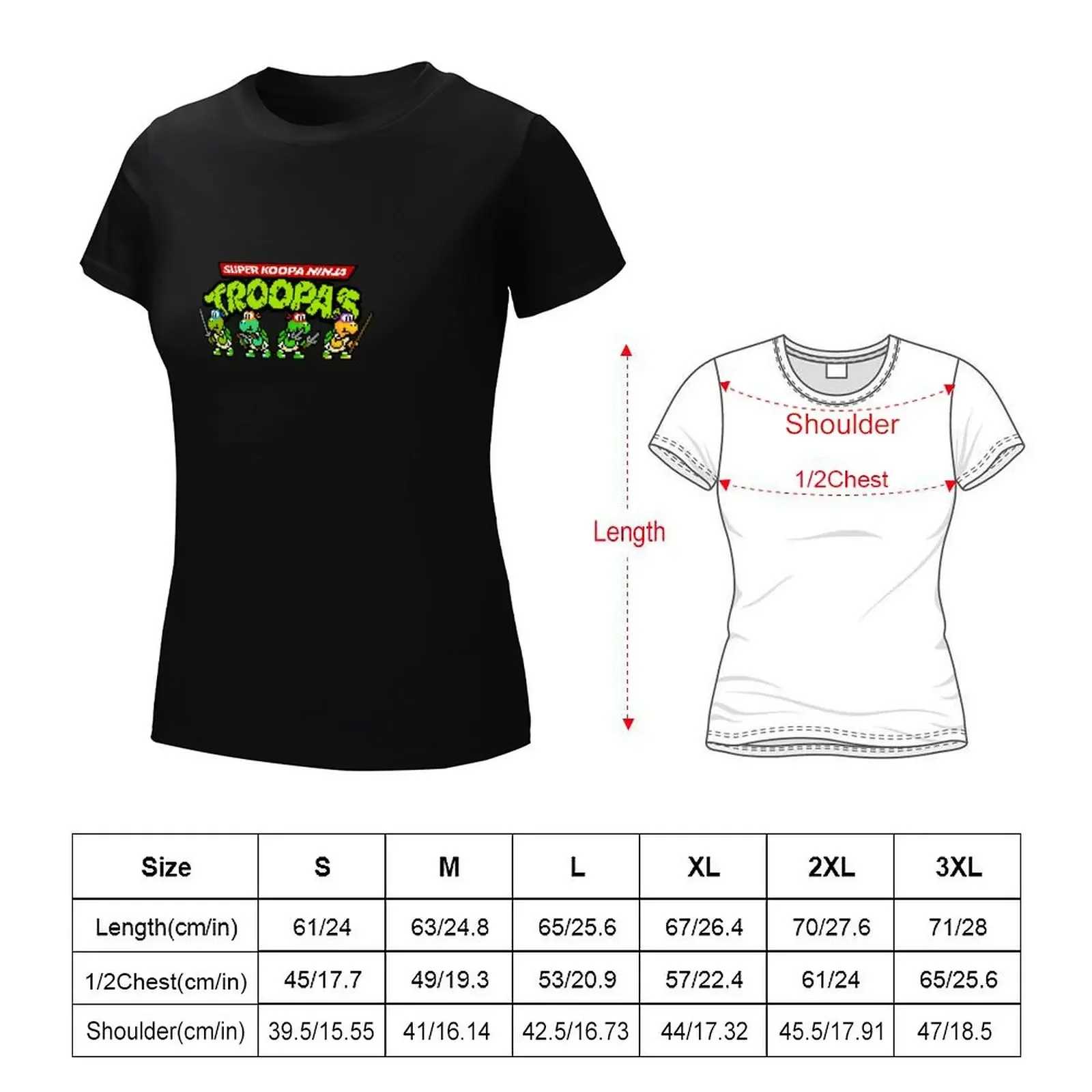 Koopa Ninja Troopas T-Shirt animal print shirt for girls female t-shirt dress for Women plus size sexy