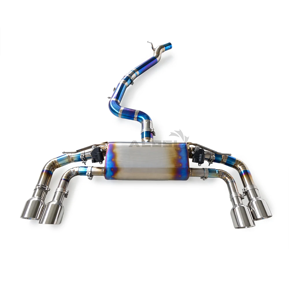 For Audi S3 8V 2.0T 2014-2020 8Y 2.0T 2020-2025 High performance titanium exhaust lightweight exhaust system with valve
