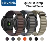 22mm 26mm Nylon Quick Fit Strap for Garmin Fenix 7X 8X 8 7 Pro Fenix 6X 6 5X Tactix 8 7 9 Forerunner 965 955 Enduro 3 Loop Band