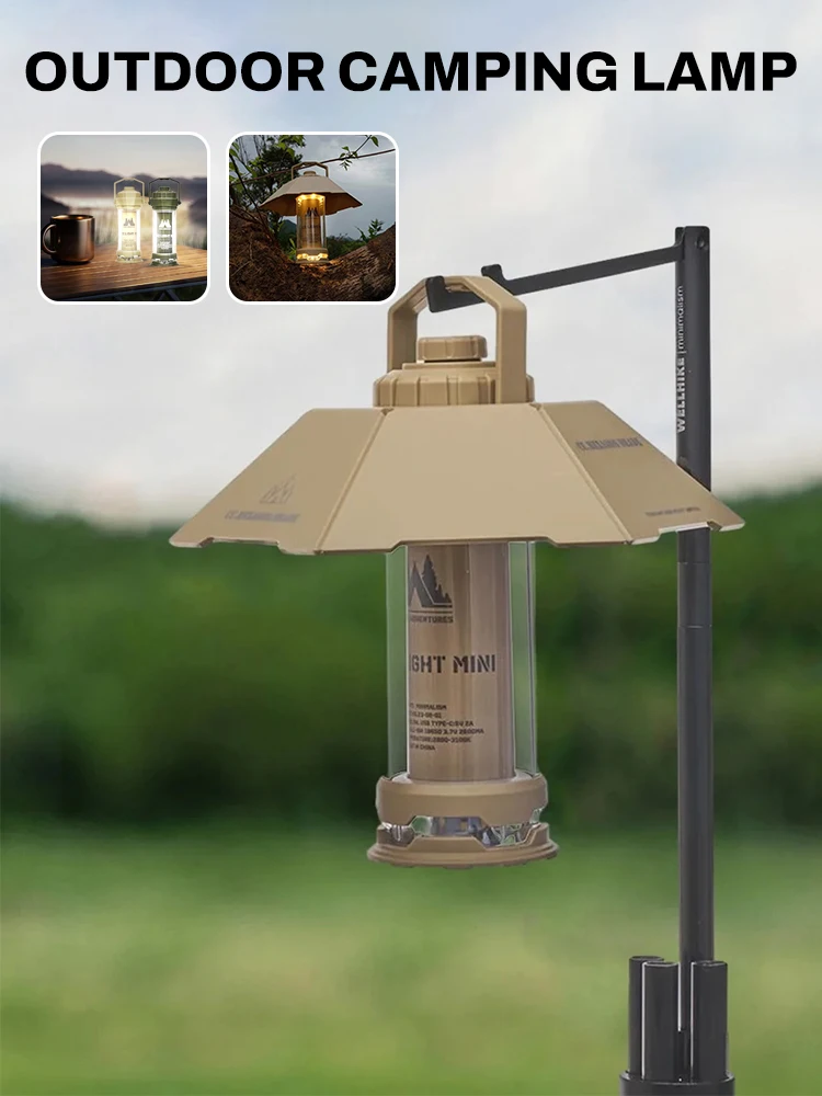 

3000mAH Camping Portable Retro Lantern Camping Lighthouse Tent Light Lantern Decor Waterproof Outdoor Atmosphere lights