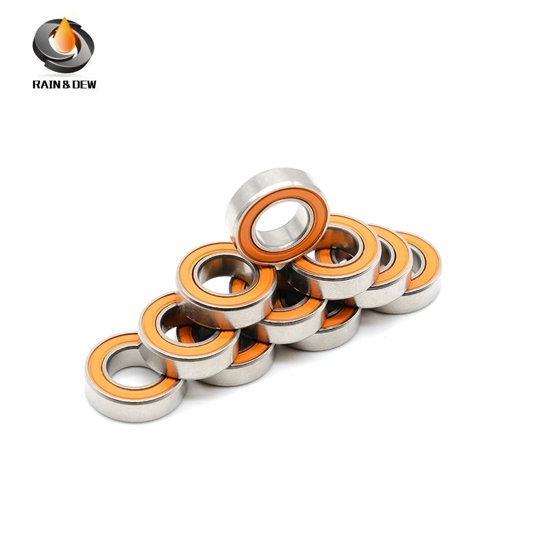 (2Pcs) Bearings 5*16*5 mm S625 2RS Stainless Steel Hybrid Ceramic Bearing S625RS CB For Fishing Reels