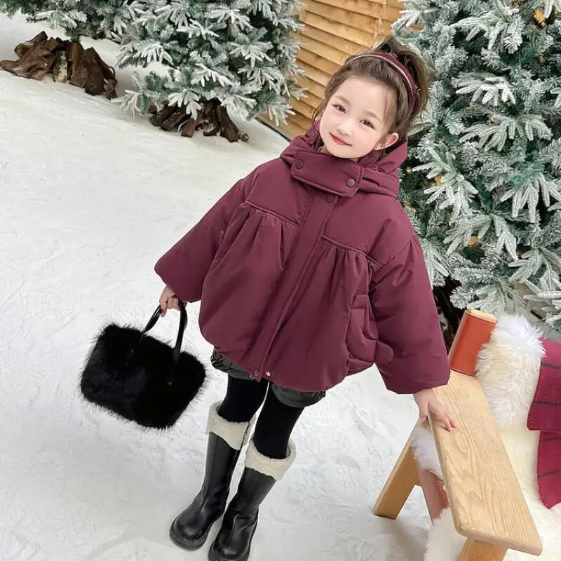 

Популярная хлопковая одежда для девочек, модная детская одежда, куртка Kawaii, повседневное пальто, топы, зимние комбинезоны, осенняя толстовка для девочек