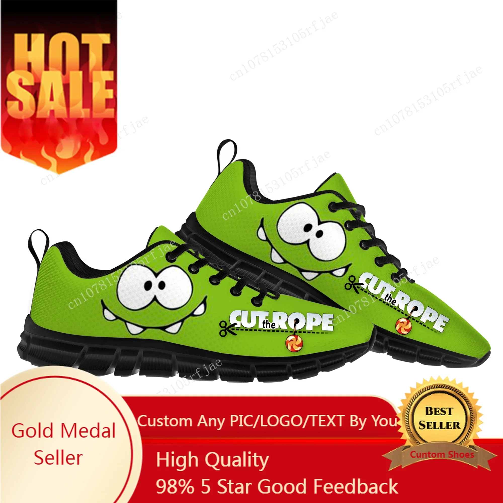 Cut The Rope Sports Shoes Cartoon Game Mens Womens Teenager Sneakers Fashion Sneaker Custom Built Shoes