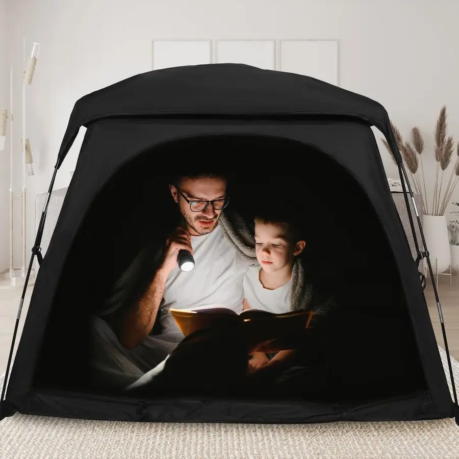 خيمة حسية معتمدة للأطفال الذين يهدئون أثناء النوم، تعتيم، مقاس كبير ومتعدد الاستخدامات يناسب سرير مزدوج الطابق، طفل صغير