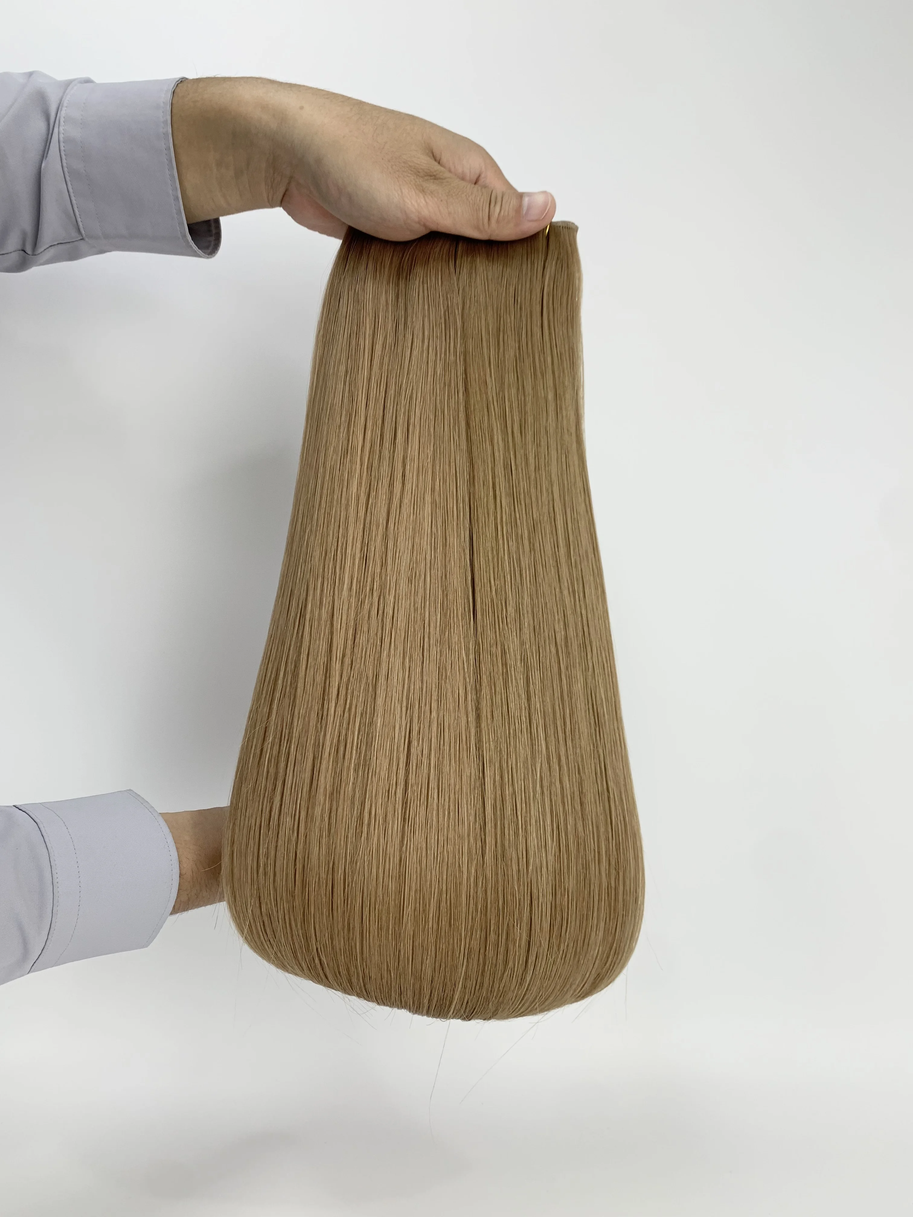 Premium 100% Echt Haar Weft Maagdelijk Haar Geen Korte Haartjes Dubbel Getrokken Netjes Afgesloten Eindjes Voor Insteek Haar Extensions & Bundels