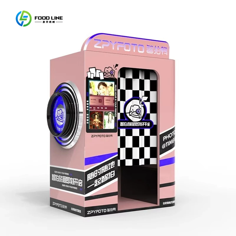 Concise Style Led Photo Booth Touch Screen Selfie Photo Booth Instant Beauty Magic Mirror Photo Booth With Camera Customized