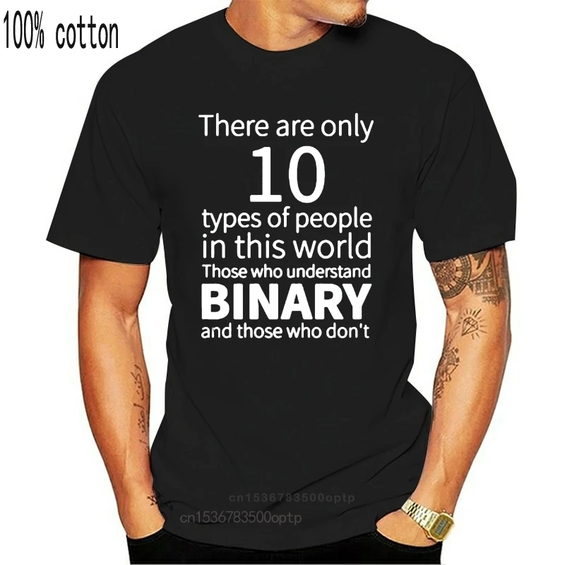 Men T Shirt There Are Only 10 Types Of People In This World Those Who Understand Binary And Those Who don't Women t-shirt