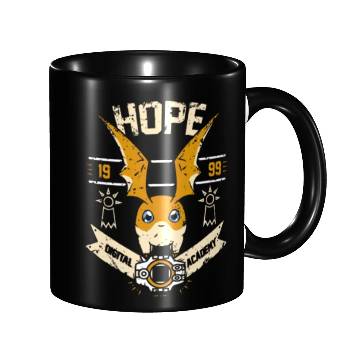Hope Academy Merch Coffee Mug Kawaii Digimon Nostalgic Anime Cup Gifts
