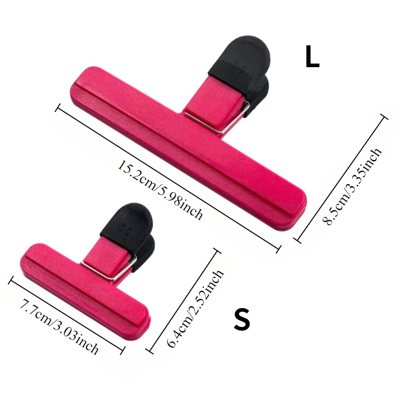 3 sets Kitchen Storage Snack Sealer Clip Portable Food Sealer Clip Coffee Bread Bag Sealer Clip Kitchen Accessories
