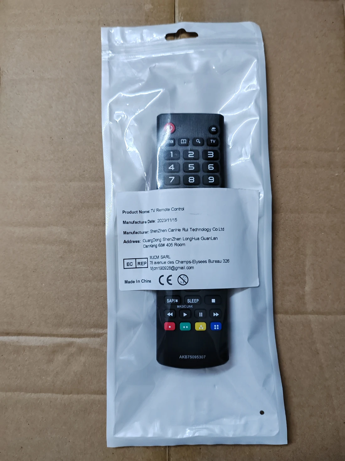 New AKB75095308 Replace Remote fit for lg LED LCD TV 32LJ610V 43UJ634V 49UJ634V 55UJ634V 65UJ634V 43UJ6309 49UJ6309 60UJ6309