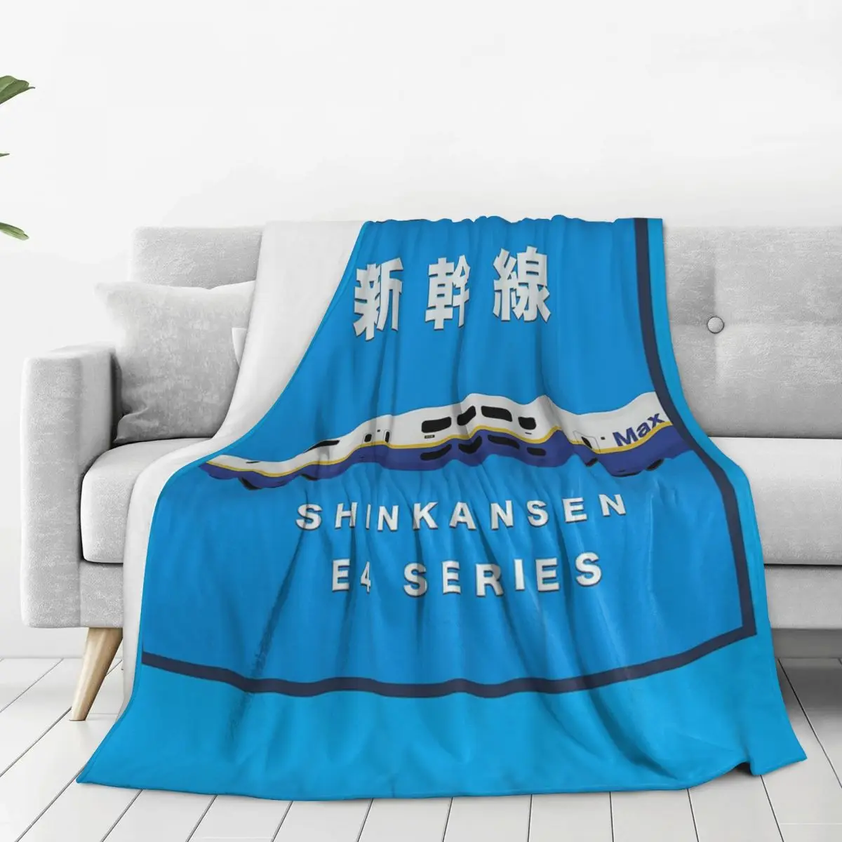 Japanese Shinkansen Bullet Trains Blankets Fleece Multi-function Sofa Throw Blankets For Couch Bedding Outdoor Throws Bedspread