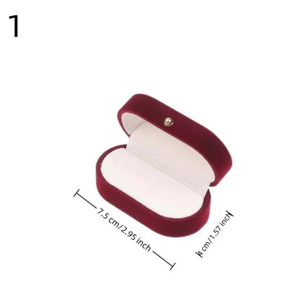 يتدفقون صندوق مجوهرات الذهب الأحمر مشبك عرض صندوق تخزين القرط سوار قلادة حلقة قلادة علبة التعبئة والتغليف علبة مجوهرات