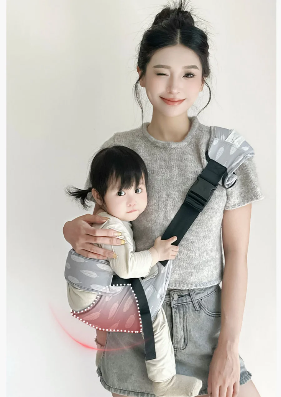Baby Wrap Newborn Sling Dual Use Infant Nursing Cover Carrier Mesh Fabric Breastfeeding Carriers Up To 130 Lbs (0-36M)