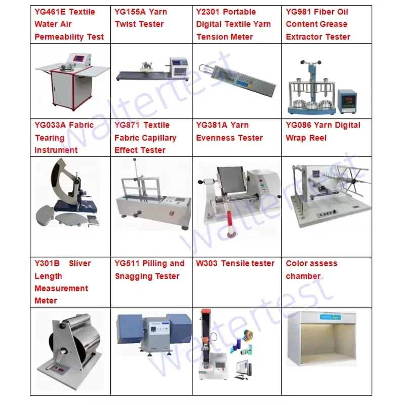 Y2301 Portable Digital LCD Yarn Tension Tester Lab Textile Fabric Strength Gauge Meter for Quality Control Testing Equipment