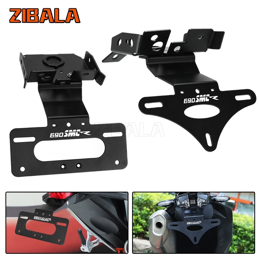 2024 Rear Tail Tidy Fender Eliminator Kit For 690 Enduro R 690 SMCR SMC R 2019-2023 2022 2021 2020 License Plate Holder Bracket