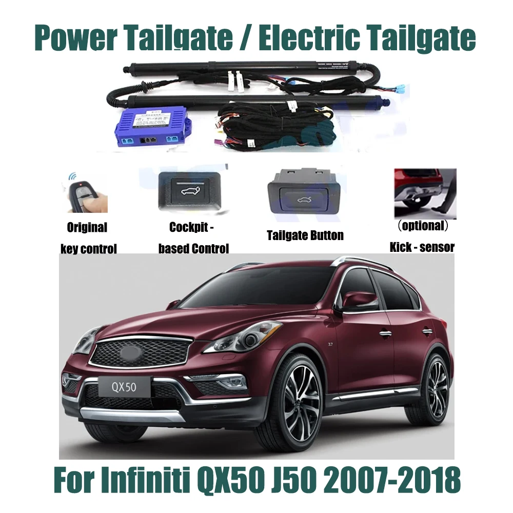 For Infiniti QX50 J50 2007-2018 Car Automatic Lifting kit Opening Trunk Intelligent Electric Lift Tailgate