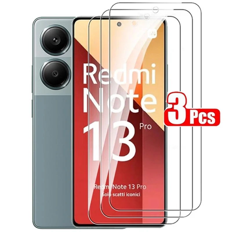 3 szt. Szkło hartowane do Xiaomi Redmi Note 13 Pro 5G Screen Protector Redmi Note12ProPlus Note 13 5G Note13Pro szkło ochronne