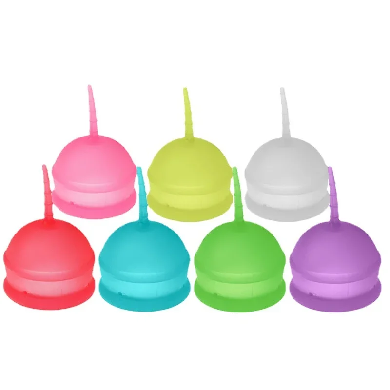 Size S/L Menstrual Cup Medical Silicone Lady Feminine Hygiene Copa Women Period Soft Grade with Storage Case Leak-proof Reusable