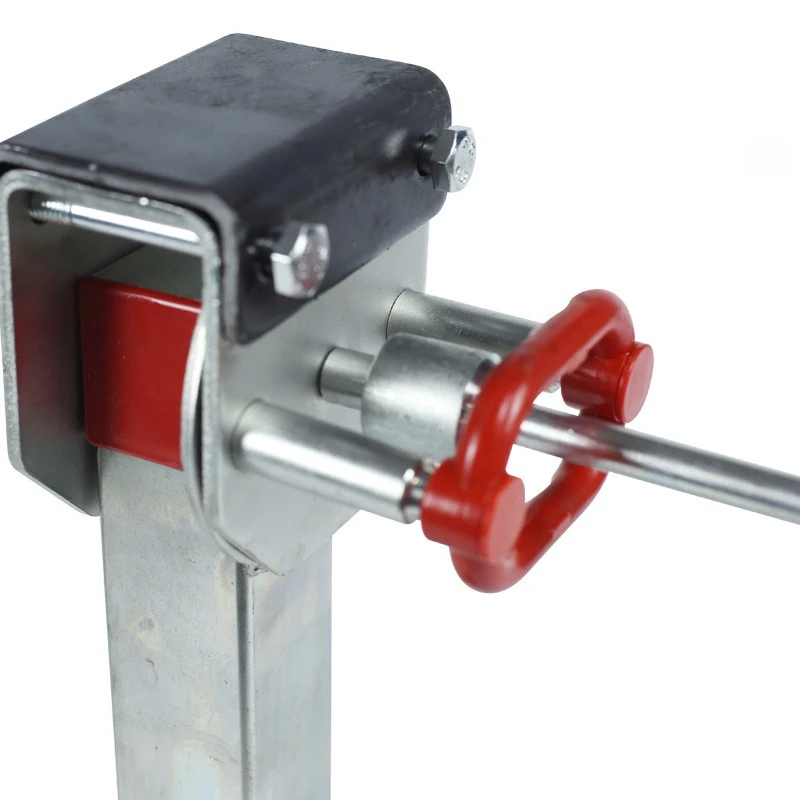 RV Trailer Jack Support Frame, 90-Degree Folding Hand-Cranked Balance Outrigger