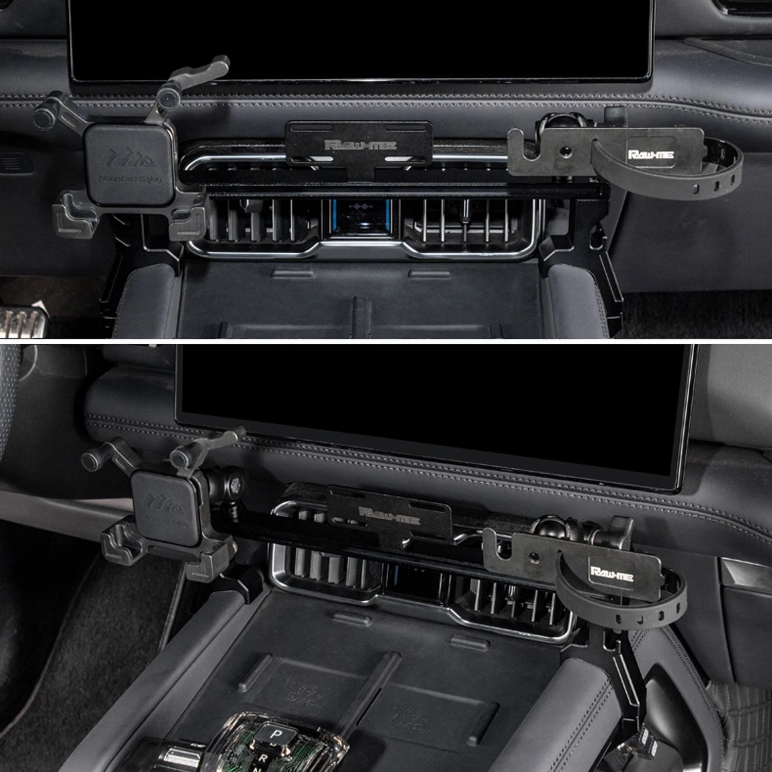 For BYD Fang Cheng Bao Leopard 8 2024 2025 Mobile Phone Holder Walkie-talkie Radio Bracket Offroad Digital Device Dash Mount