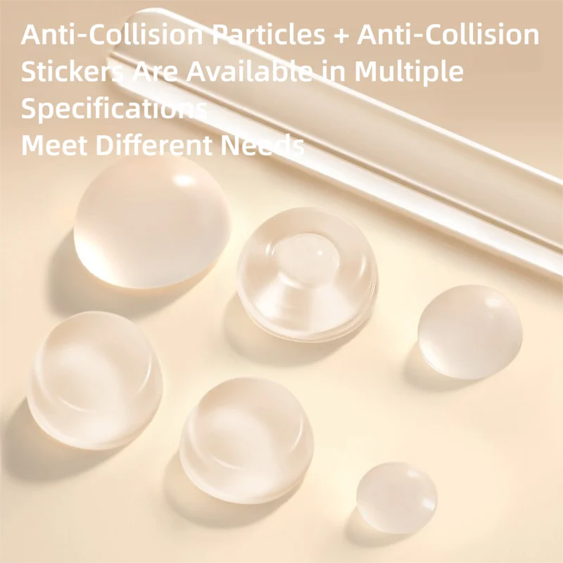 Full Buffer & Noise-Proof Pad, Furniture & Door and Window Protection Pad, Mini Door Stop, Self-Adhesive