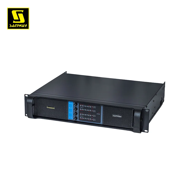 4 Channel Lightweight Power Amplifier Professional Stage Audio Equipment