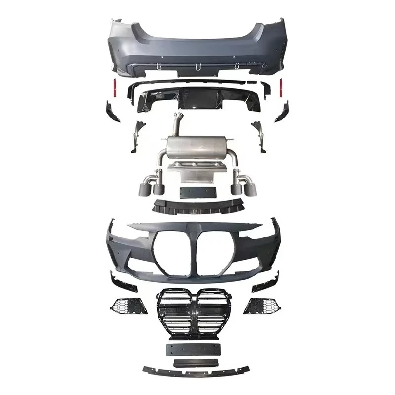 

STLF Suitable for 12-19 BMWs 3 Series F30 F35 Modification and Upgrade G80 Front Bumper, Rear Bumper Wide Body Surround