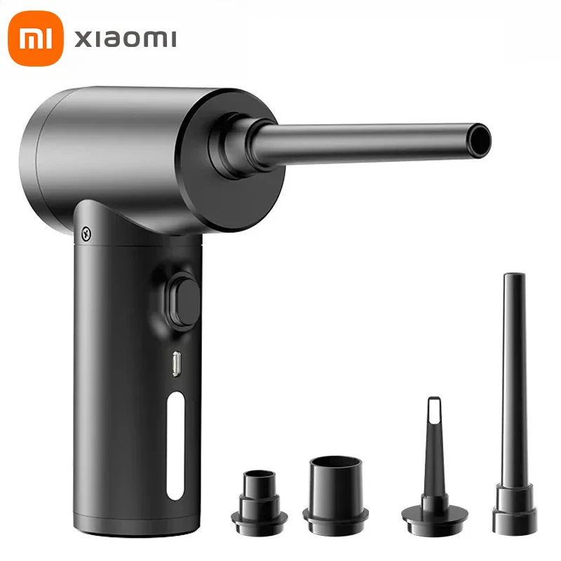 Xiaomi Wireless Air Duster 50000 RPM Dust Blowing Gun USB Compressed Air Blower Cleaning for Computer Laptop Keyboard Camera