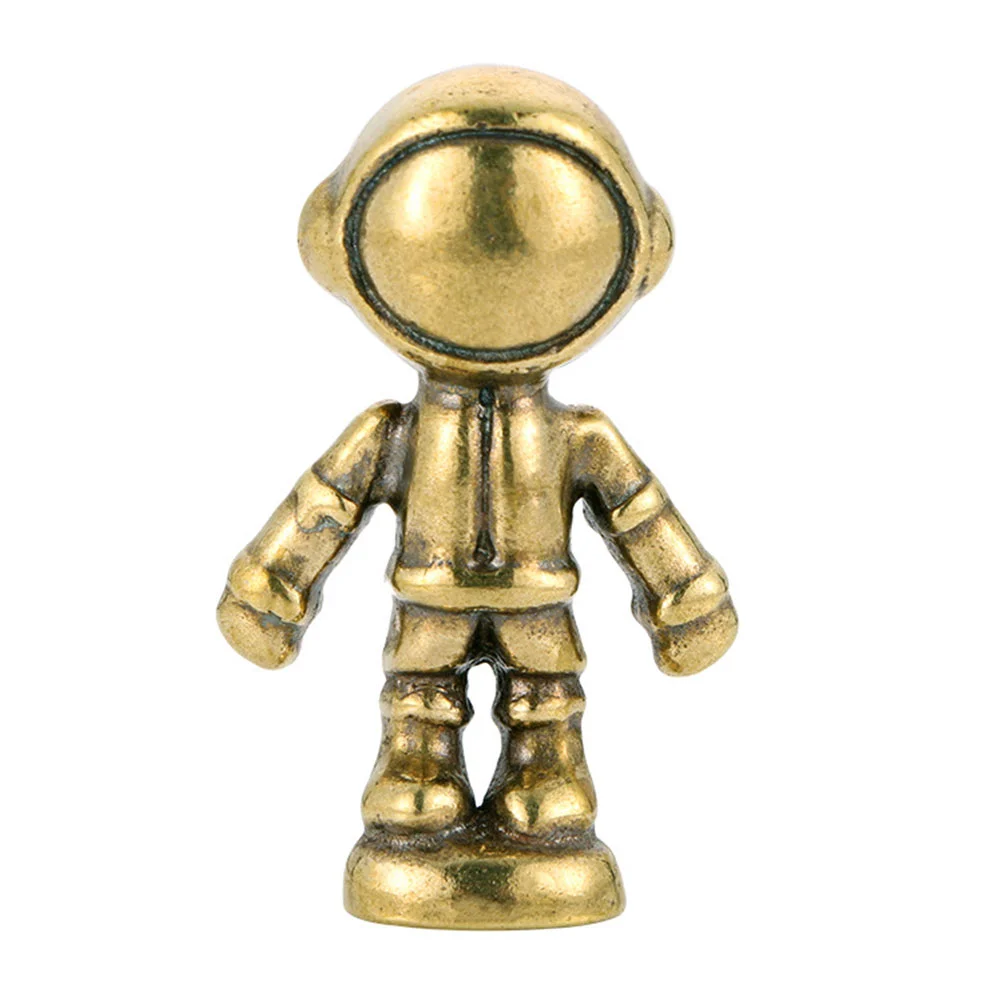 

Brass Robot Pendulum Sense of Beauty Sculpture Decor Figurine Exquisite Craft Retro Style