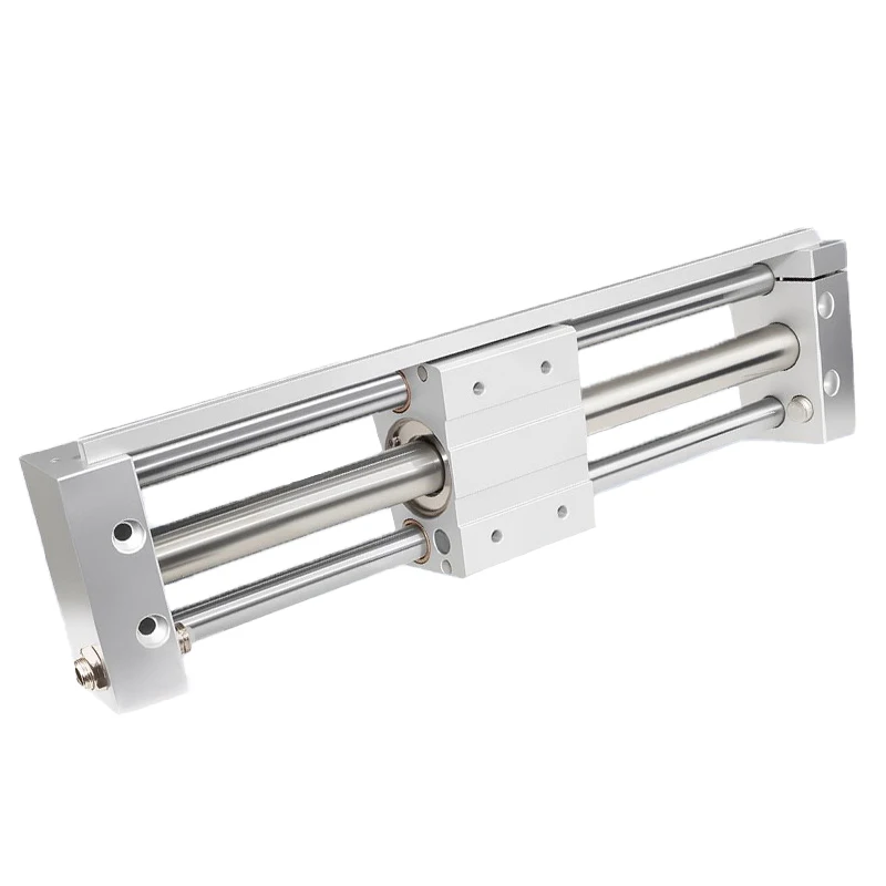 RMT Pneumatic Cylinder Magnetic Coupling Rodless With Magnet Hydraulic Buffer RMT16/20/32/40 Stroke200 300 400 500 1000 1500mm