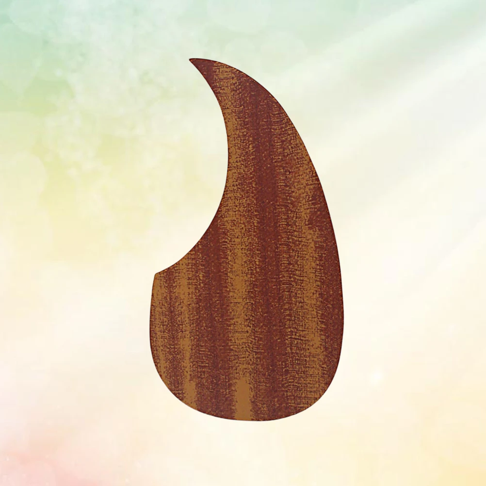 

Wood Grain Guitar Pickguard Transparent Stickers Scratch Clear Plate Self Adhesive Easy Installation Anti Scratch