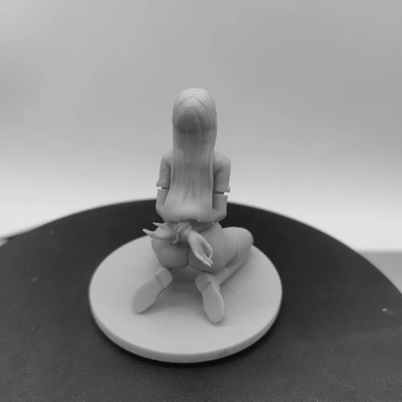 الراتنج الشكل 1/24 مقياس 75 مللي متر استحى فتاة لتقوم بها بنفسك الجمعية أطقم منمذجة المفككة الديوراما غير مصبوغ التماثيل هواية اللعب