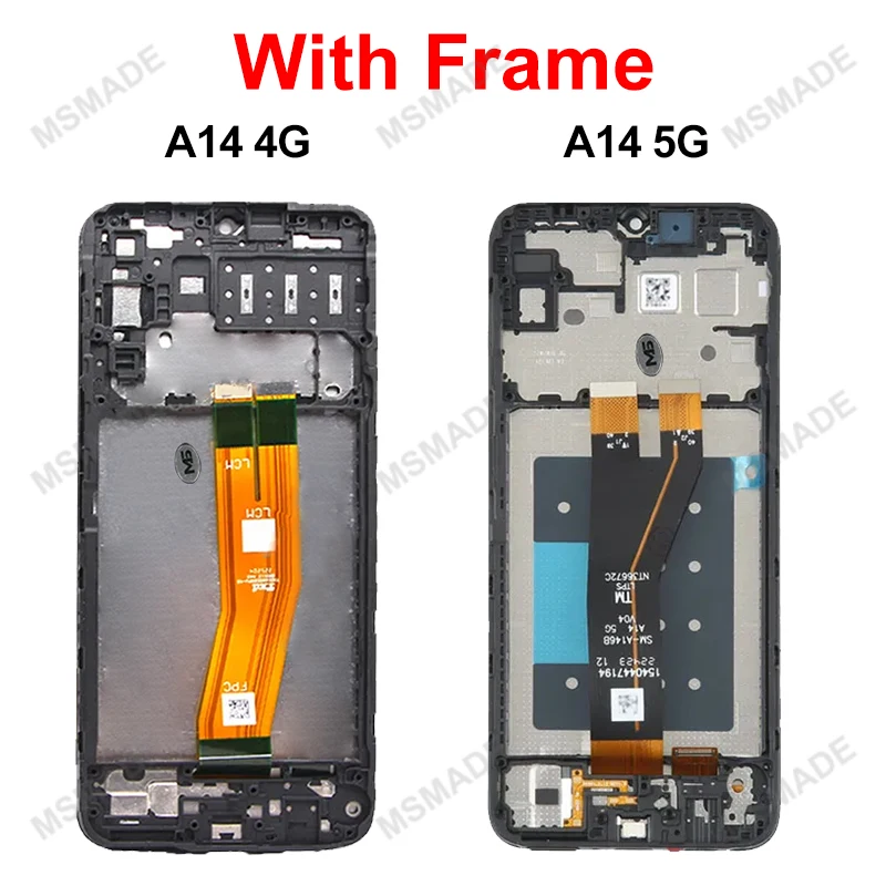 Choice For Samsung Galaxy A14 4G LCD SM-A145F A145M Display Touch Screen Digitizer For Samsung A14 5G SM-A146B LCD