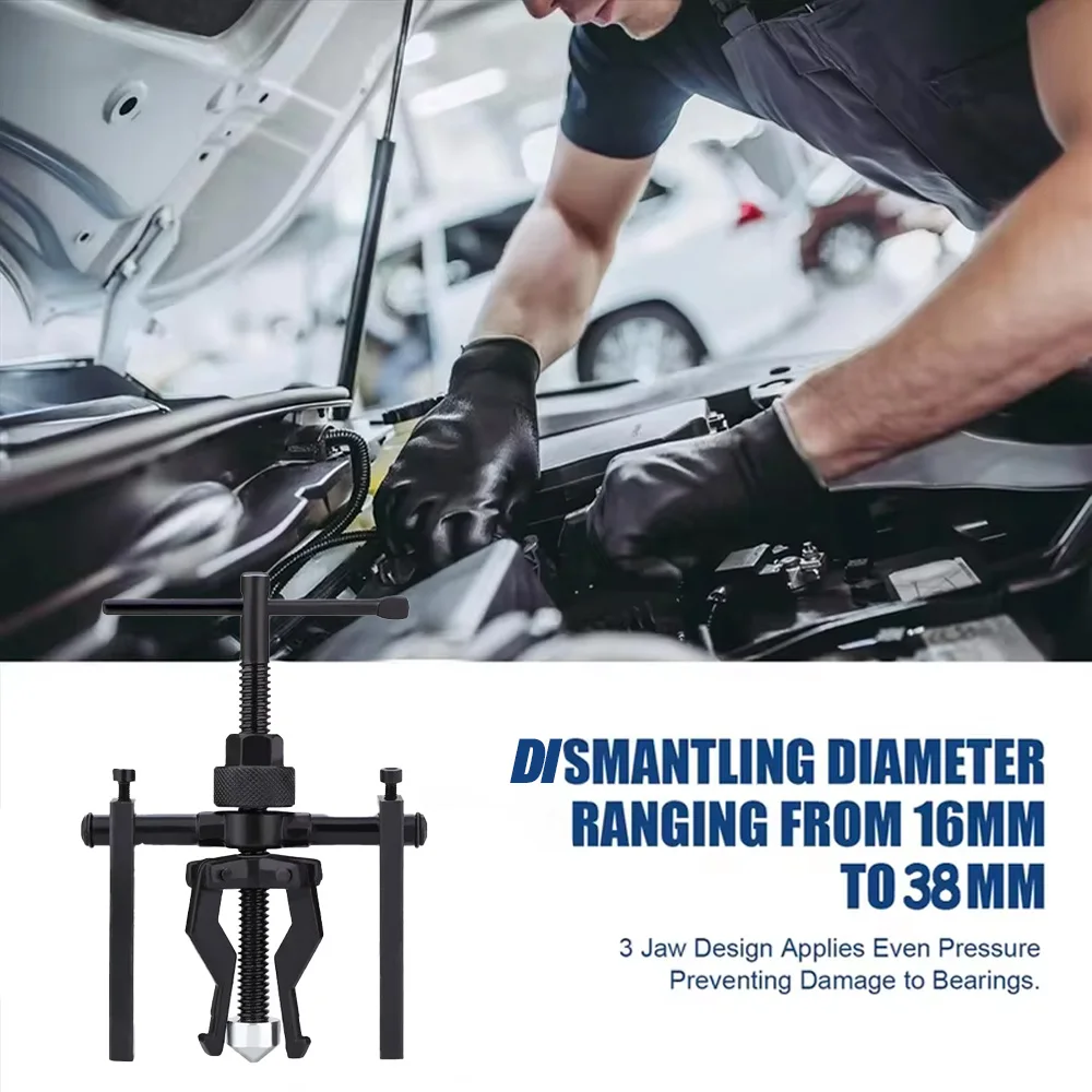 

Car Bearing Puller Disassembly Three-claw Puller Car Repair Disassembly Tool Labor-saving Separation Bearing Disassembly Tool