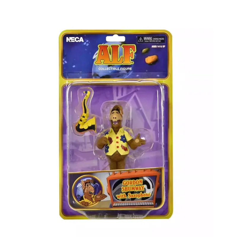 NECA 1980 cartoon Ah Fu at home 5 inch ornament Agent version Military Action Figures children's toys birthday gift