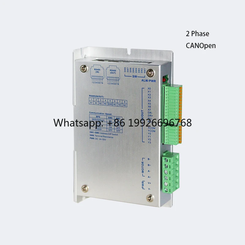 PrimoPal High-Performance 2-Phase Digital Stepper Driver CANOpen 24-50V 4.2A Low Noise Vibration for Precision CNC & Robotics