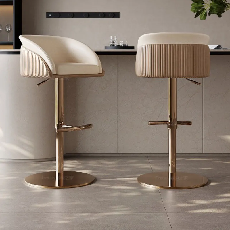 Vanity Computer Bar Stools Counter Vintage Decoration Interior Fashion Dining Chairs Cheap Taburete Alto Lounge Suite Furniture