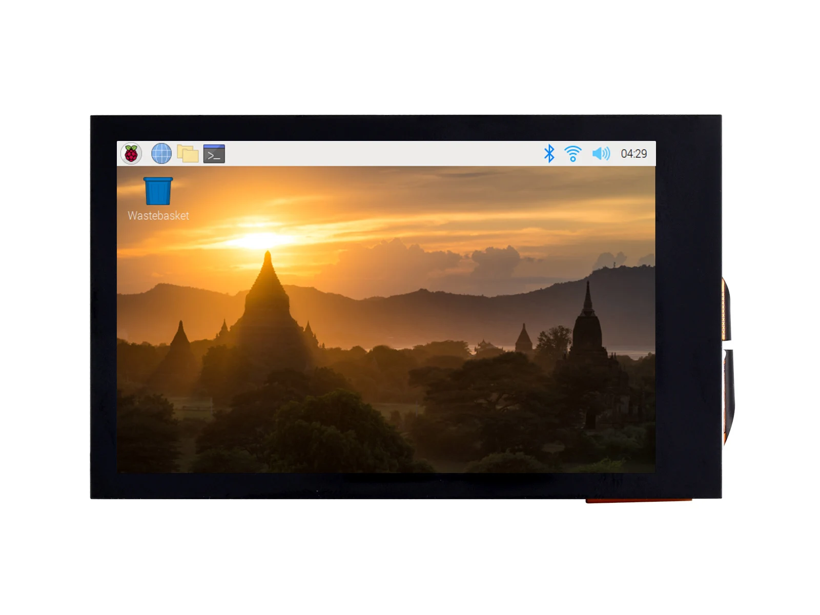 Picture 4: Waveshare 3.5inch IPS Capacitive Touch LCD Display for Raspberry Pi/Jetson Nano/PC, 5-Point, 480×800, USB Type-C