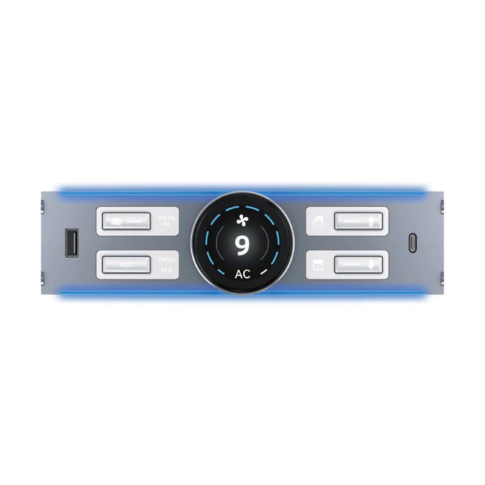 Smart Center Control Expansion Dock Station Mutifunctional Physical Knob Controller USB & Type C Port for TESLA Model Y 3 21-24 view 6