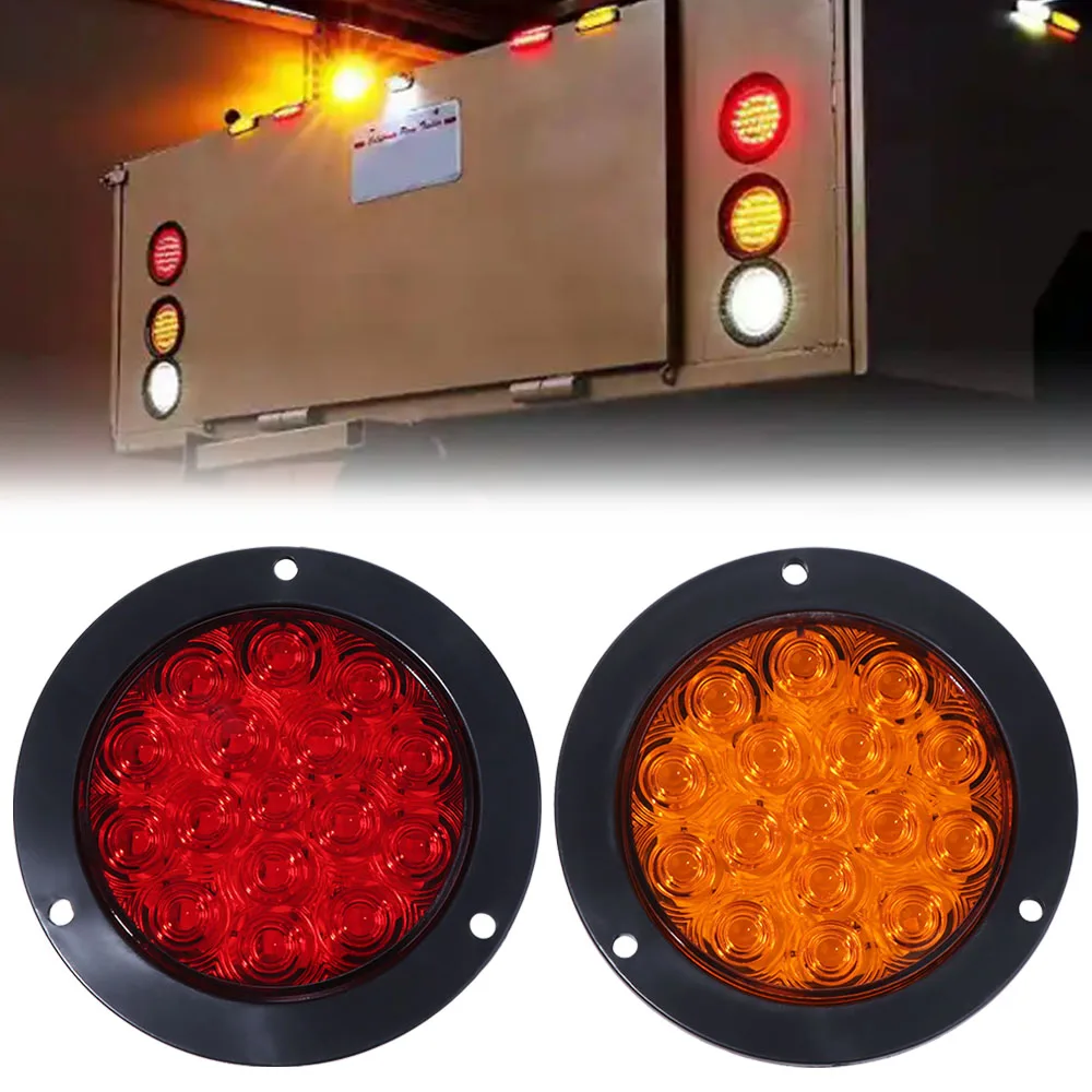 DC 12-24V LED Flashing Chassis Tail Light Multi-Color High-Power Truck Laser Spotlight Anti Fog Weatherproof