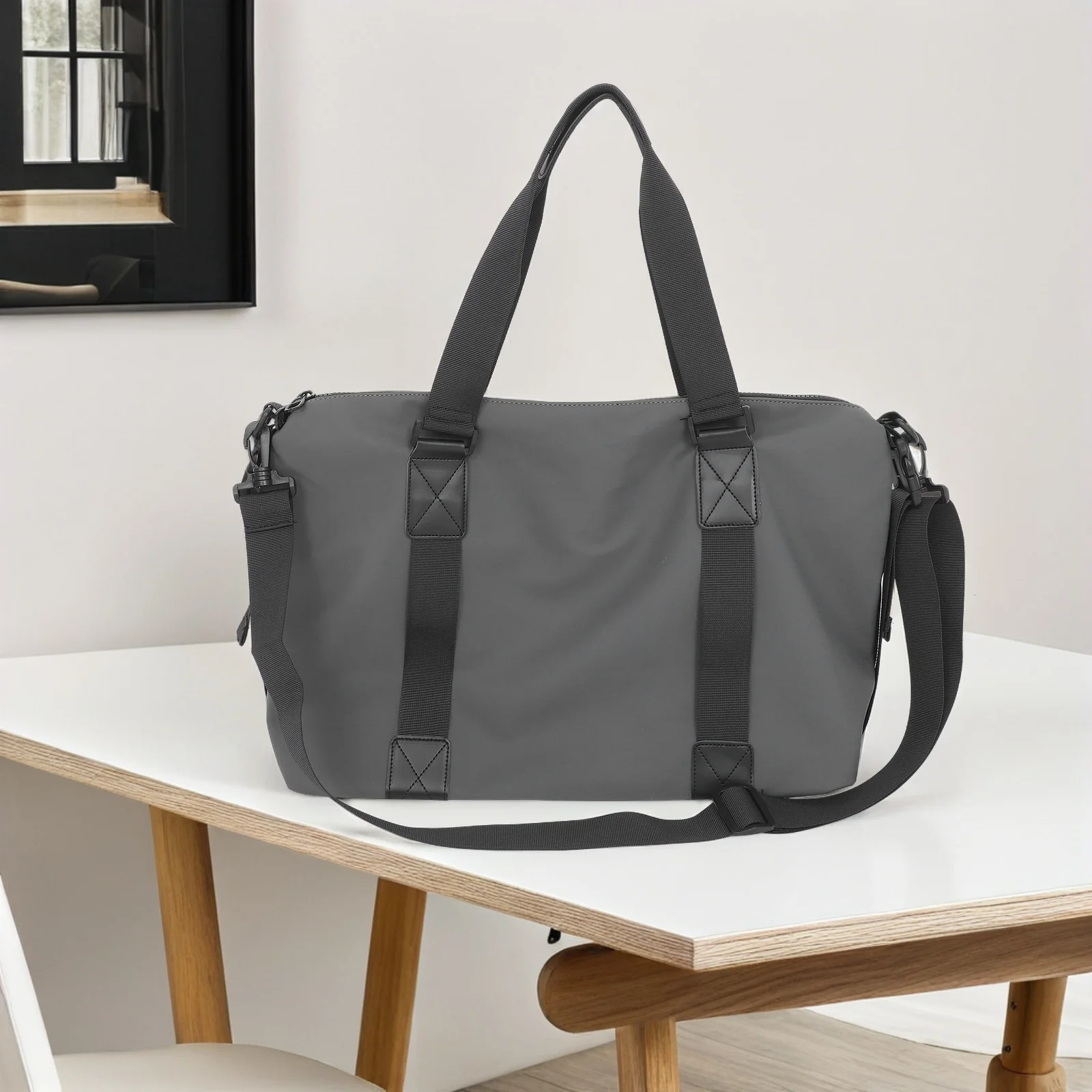 Yoga Mat Storage Bag Organizer Large Capacity Lightweight Polyester Gym Workout Travel Tote Women Spacious Durable Dual Carry