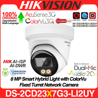 Hikvision DS-2CD2347G3-LIS2UY DS-2CD2387G3-LIS2UY 4MP 8MP Smart Hybrid Light F1.0 ColorVu3.0 Acusense3.0 POE Network IP Camera
