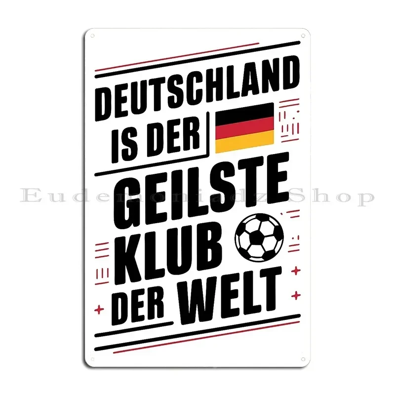 Germany Is The Coolest Club Metal Plaque Poster Cinema Wall Cave Kitchen Print Garage Plaques Tin Sign Poster