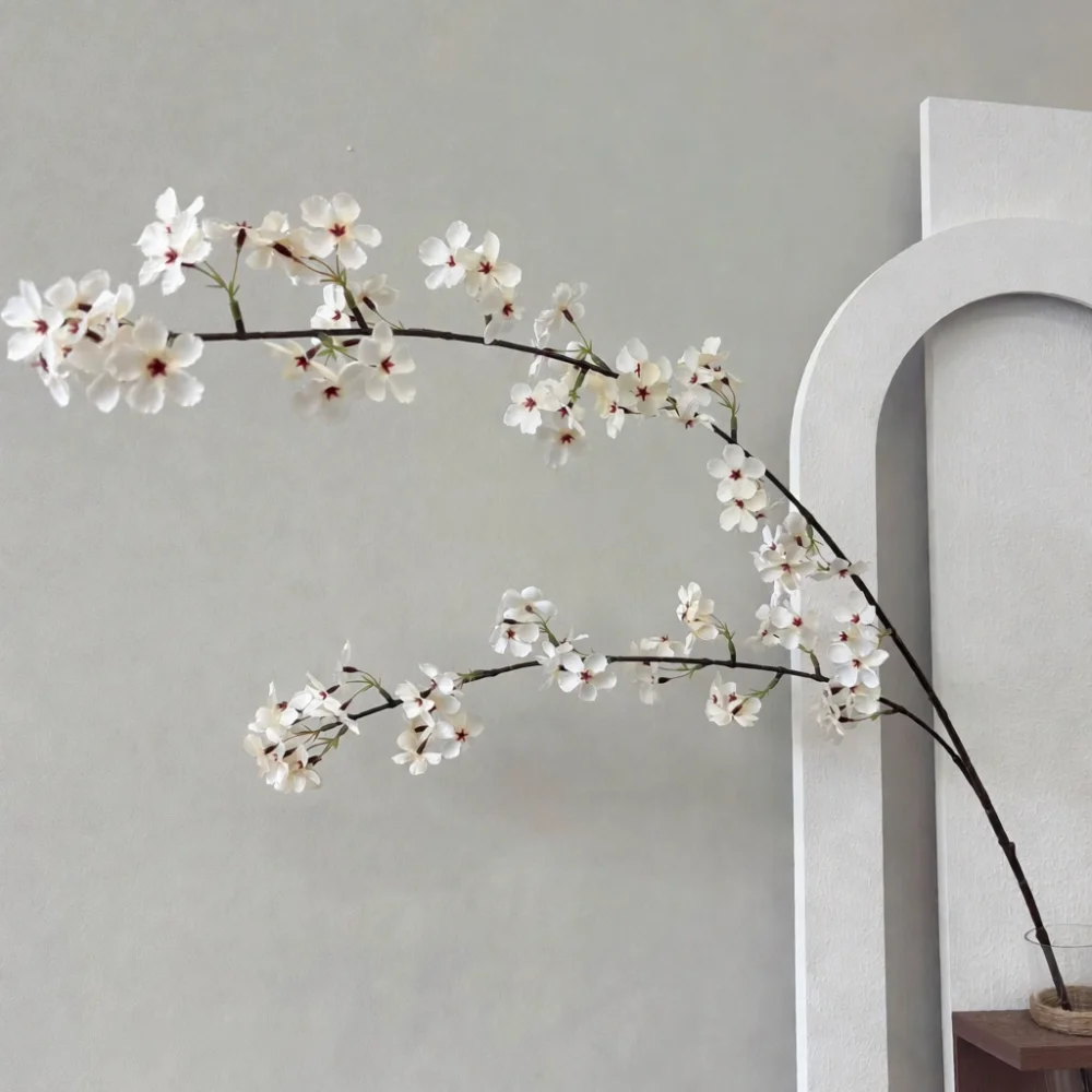 人工シルクフラワー 梨の花 桜の枝 結婚式 屋外イベント デ - Home Decor Event のレビューと価格