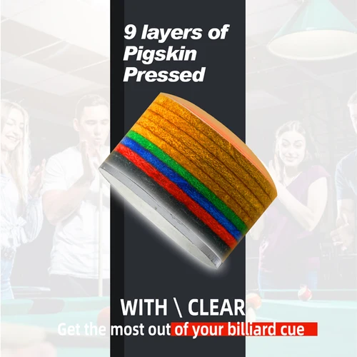 Imagen 2 del producto KONLLEN billar punta de taco de billar cue tips billar 14mm 11mm, multicapa, dureza de Snooker S/SS/SX/M/MH/H, piel de cerdo,CRICAL Cue Tip,casquillos para taco billar