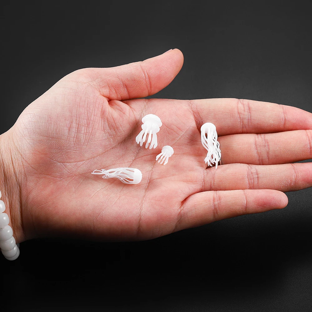 

5 шт. 3D мини модель медузы кристалл океан смола моделирующий наполнитель для DIY ремесла ювелирные изделия наполнители материалы для украшения